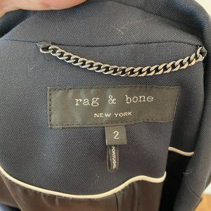 Navy Rag & Bone Blazer, size 2